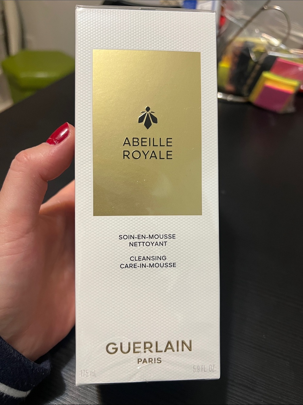 GUERLAIN Abeille Royale Cleansing Care-in-Mousse — White & Gold